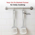 Vinod Stainless Steel Basting Slotted Turner Cooking Palta Set of 2 30 cm High Quality Stainless Steel Rust Free Dishwasher Safe No 4