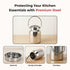 Vinod Stainless Steel Milk Can Barni Oil Can 6.5 Litre with Heavy Gauge Steel Jointless Body Glossy Finish Non Reactive Surface Rust Free