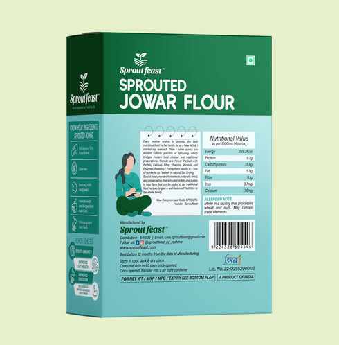 Sprout Feast Sprouted Jowar Flour