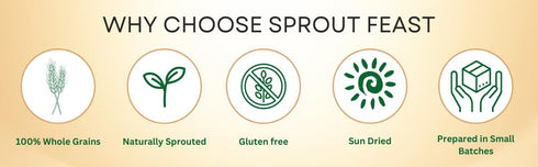 Sprout Feast Sprouted flours Combo packs - 250G Each