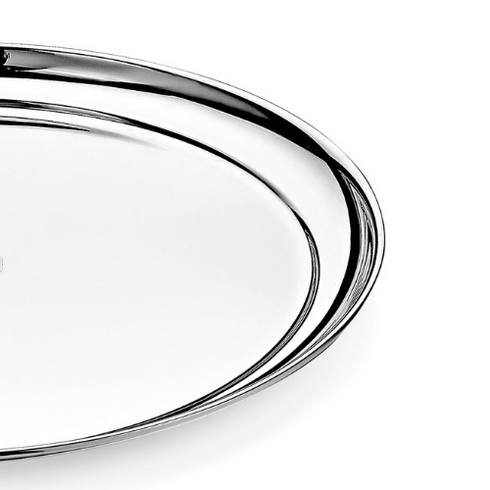 Vinod Stainless Steel Rajbhog Dish Set of 6 18 cm Salad Plate Snack Plate Highest Quality Stainless Steel Mirror Finish Rust Free