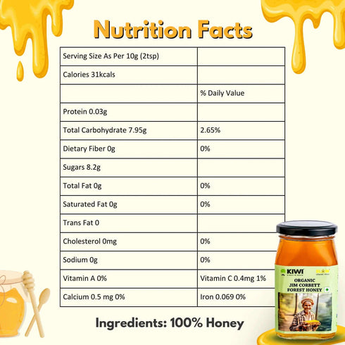 Kiwi Organic Jim Corbett Forest Honey