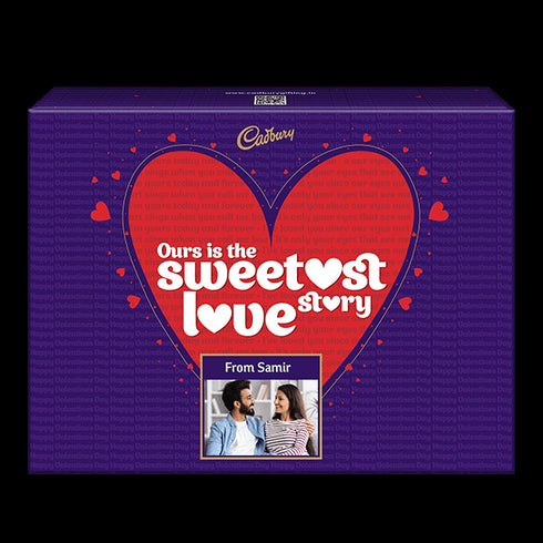 Cadbury Personalised Valentines Gift Box