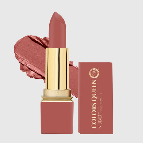 Colors Queen Nudeit Creamy Matte Lipstick – 14 Nude Shades