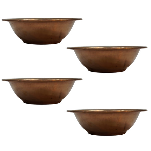 Copper Puja Prasad Katori 49g Pack of 4