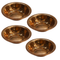 Copper Puja Prasad Katori 49g Pack of 4