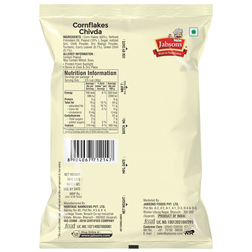 Jabsons Foods Cornflakes Chivda