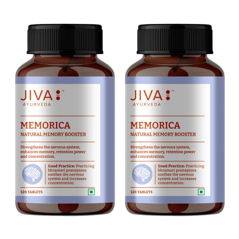 Jiva Ayurveda Memorica Natural Memory Booster Tablets
