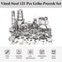 Vinod 121 Pieces Deluxe Griha Pravesh Set a Grand Gifting Collection for Weddings Anniversaries and Special Auspicious Occasions