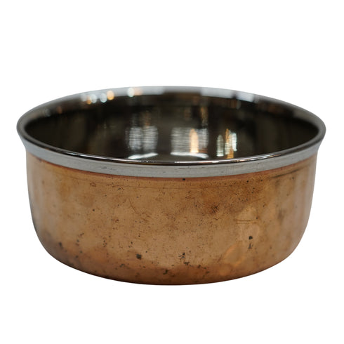 Steel Copper Hammered Bowl 121g Set 1