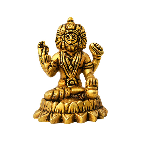 Brass Brahma Ji Statue 0.26Kg