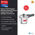 Prestige Svachh Popular Spillage Control Stainless Steel Pressure Cooker Silver 1.5 L