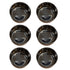 Steel Copper Hammered 121g Pack of 4