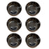 Steel Copper Hammered 121g Pack of 6