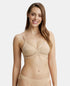 Jockey Wirefree Non Padded Cotton Stretch Medium Coverage Cross Over Everyday Bra - Skin