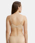 Jockey Wirefree Non Padded Cotton Stretch Medium Coverage Cross Over Everyday Bra - Skin