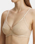 Jockey Wirefree Non Padded Cotton Stretch Medium Coverage Cross Over Everyday Bra - Skin