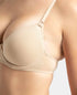 Jockey Under-Wired Padded Cotton Stretch Medium Coverage T-Shirt Bra with Detachable Straps - Light Skin