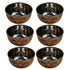 Handmade Steel Copper 87g Bowl Pack of 6