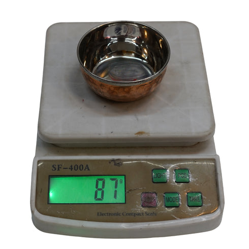 Handmade Steel Copper 87g Bowl Pack of 6