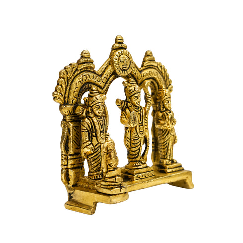 Brass Ram Parivar Idol 628g