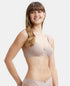Jockey Wirefree Non Padded Cotton Stretch Full Coverage Everyday Bra with Contoured Shaper Panel and Adjustable Straps - Mocha