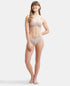 Jockey Wirefree Non Padded Cotton Stretch Full Coverage Everyday Bra with Contoured Shaper Panel and Adjustable Straps - Mocha