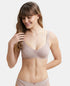 Jockey Wirefree Non Padded Cotton Stretch Full Coverage Everyday Bra with Contoured Shaper Panel and Adjustable Straps - Mocha