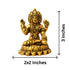 Brass Brahma Ji Statue 0.26Kg