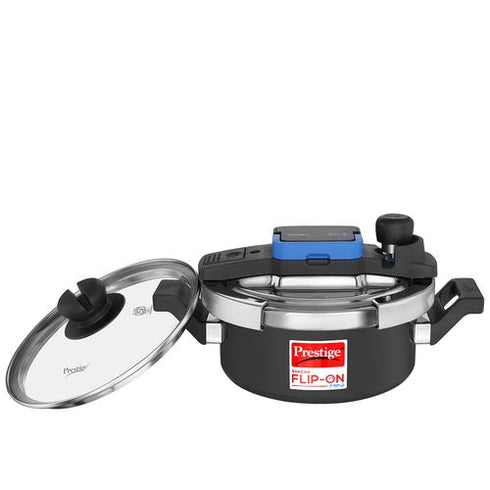 Prestige Svachh Flip-on Mini Hard Anodised Spillage Control Pressure Cooker 2 L