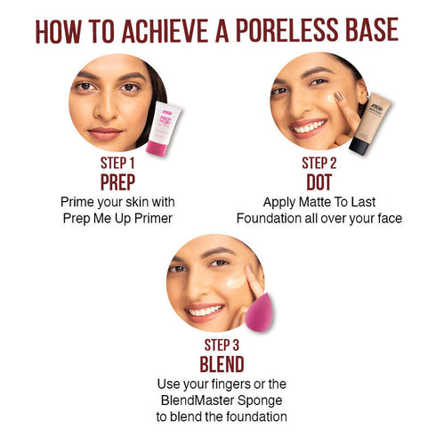 Nykaa Matte to Last Pore Minimizing Foundation - (30ml)