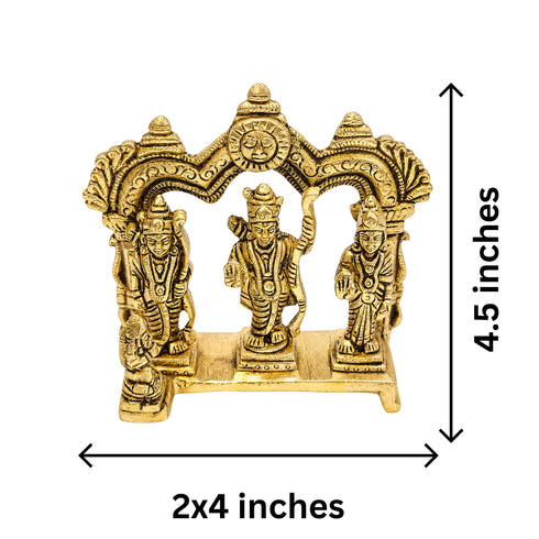 Brass Ram Parivar Idol 628g