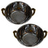 Hammered Design Steel Kadhai 382g Pack of 2