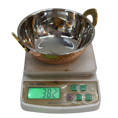 Hammered Design Steel Kadhai 382g Pack of 2