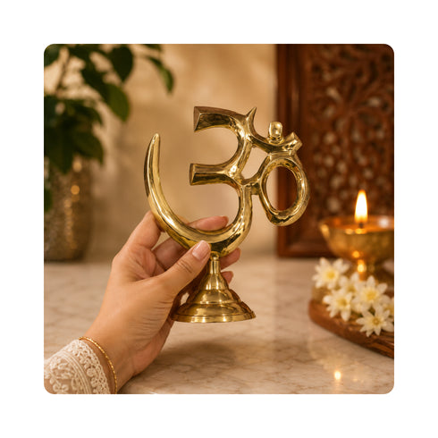 Brass OM Statue 194g