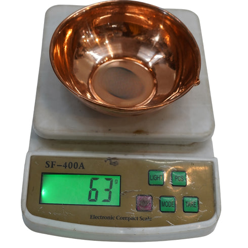 Copper Akhand Diya 63g Pack of 4