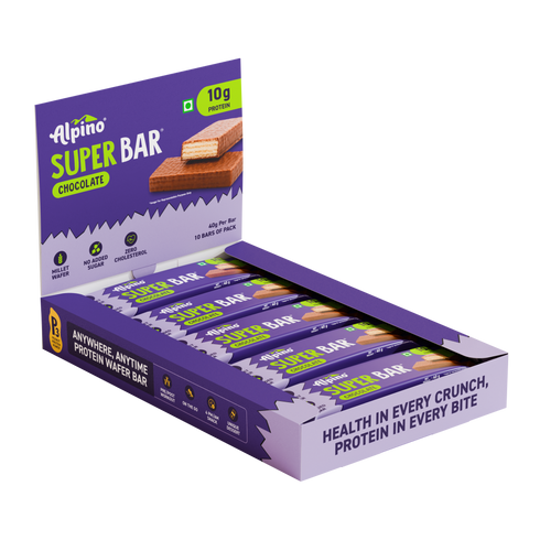 Alpino Super Bar Chocolate Pack of 10
