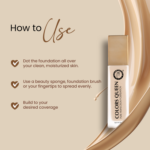 Colors Queen Pure Perfection Foundation | 30 ML