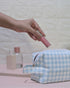 Ecoright Gingham (Blue) Travel Pouch