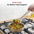Vinod Stainless Steel Basting Slotted Turner Cooking Palta Set of 2 30 cm High Quality Stainless Steel Rust Free Dishwasher Safe No 4
