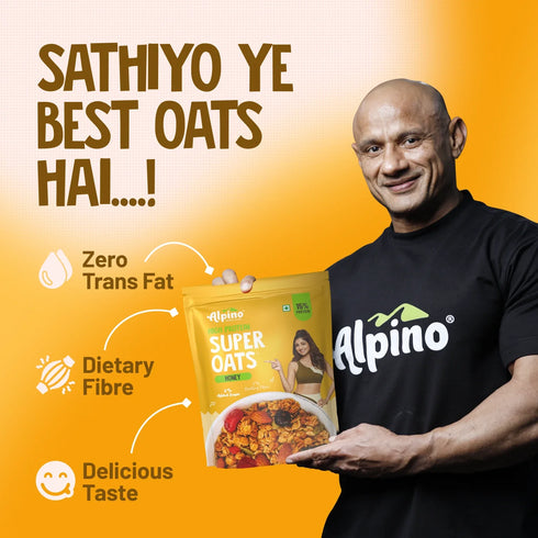 Alpino High Protein Rolled Oats Honey