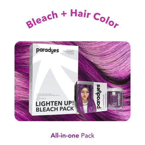 Paradyes Comrii Purple + Lighten Up! Bleach Pack