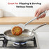Vinod Stainless Steel Basting Turner Khurpa Cooking Palta Turner Set of 2 34 cm Highest Grade Stainless Steel Rust Free Dishwasher Safe No 5