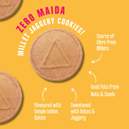 Early Foods Bajra Barnyard Millet Jaggery Cookies