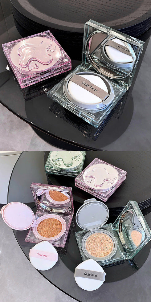 Gege Bear Rain And Dew Transparent Air Cushion Foundation