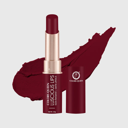 Colors Queen Luscious Lips Non-Transfer Lipstick – 25 Matte Shades