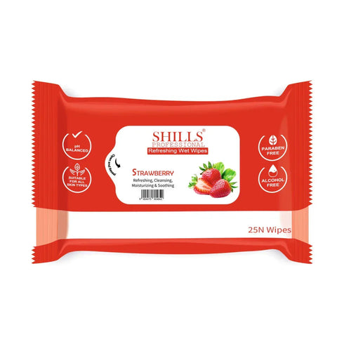 Shills Professional Wet Wipes Strawberry