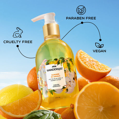 Wanderlust Summer in Amalfi Scented Citrus Handwash