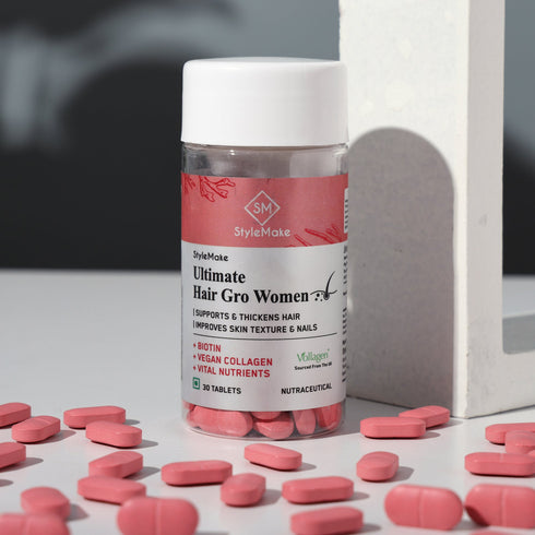 Style Make StyleMake Ultimate Hair Gro Vitamin for Women Premium Formula with Biotin Vegan Collagen from the UK Reduces Hair Loss Promotes Regrowth Enhances Skin & Nail Health 30 Tablets