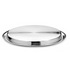 Vinod Stainless Steel Two Tone Plate Set of 6 21 cm Serving Dish Salad Plate Snack Plate Highest Grade Stainless Steel Rust Free